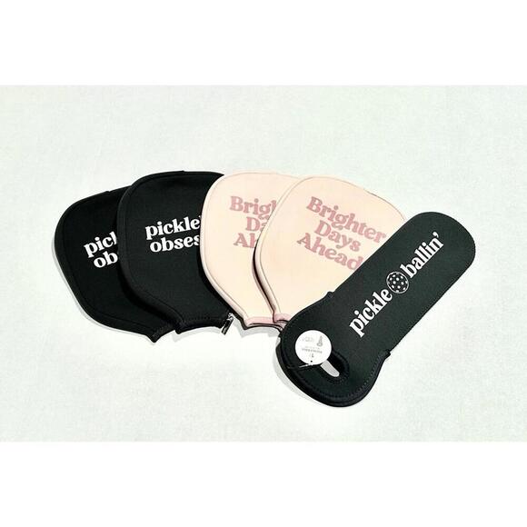 NWT Made for Retail Pickleball Paddle Covers and Ball/Wine Case Set Multicolor - Picture 1 of 10